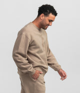 SSCO_M_Washed_Fleece_Essential_Washed_Crew_Bourbon_2