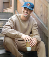 SSCO_M_Washed_Fleece_Essential_Washed_Crew_Bourbon_5