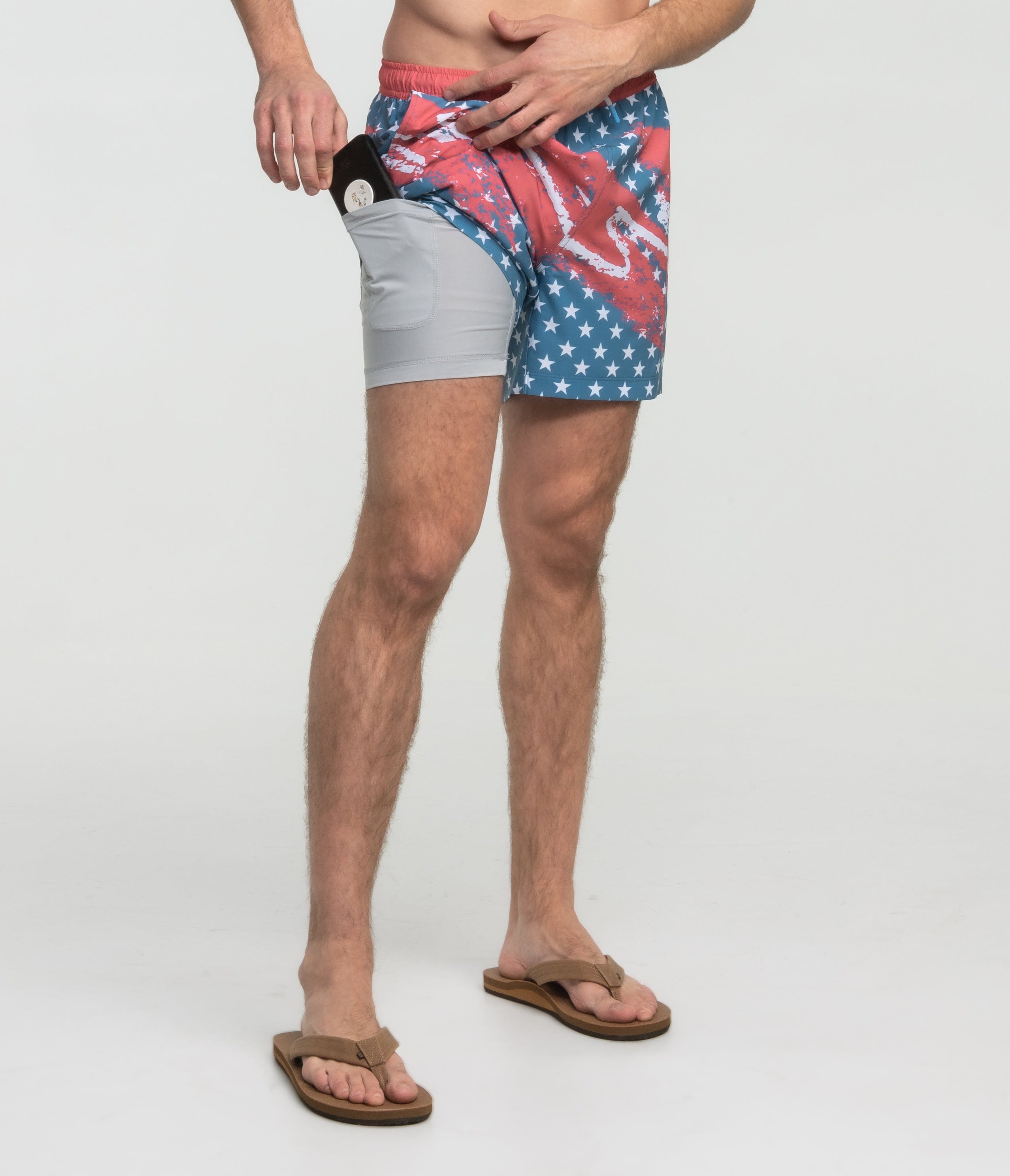 Blaze of Glory Men's Swimsuit  - 5.5" inseam