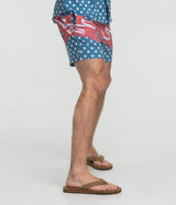 Blaze of Glory Men's Swimsuit  - 5.5" inseam