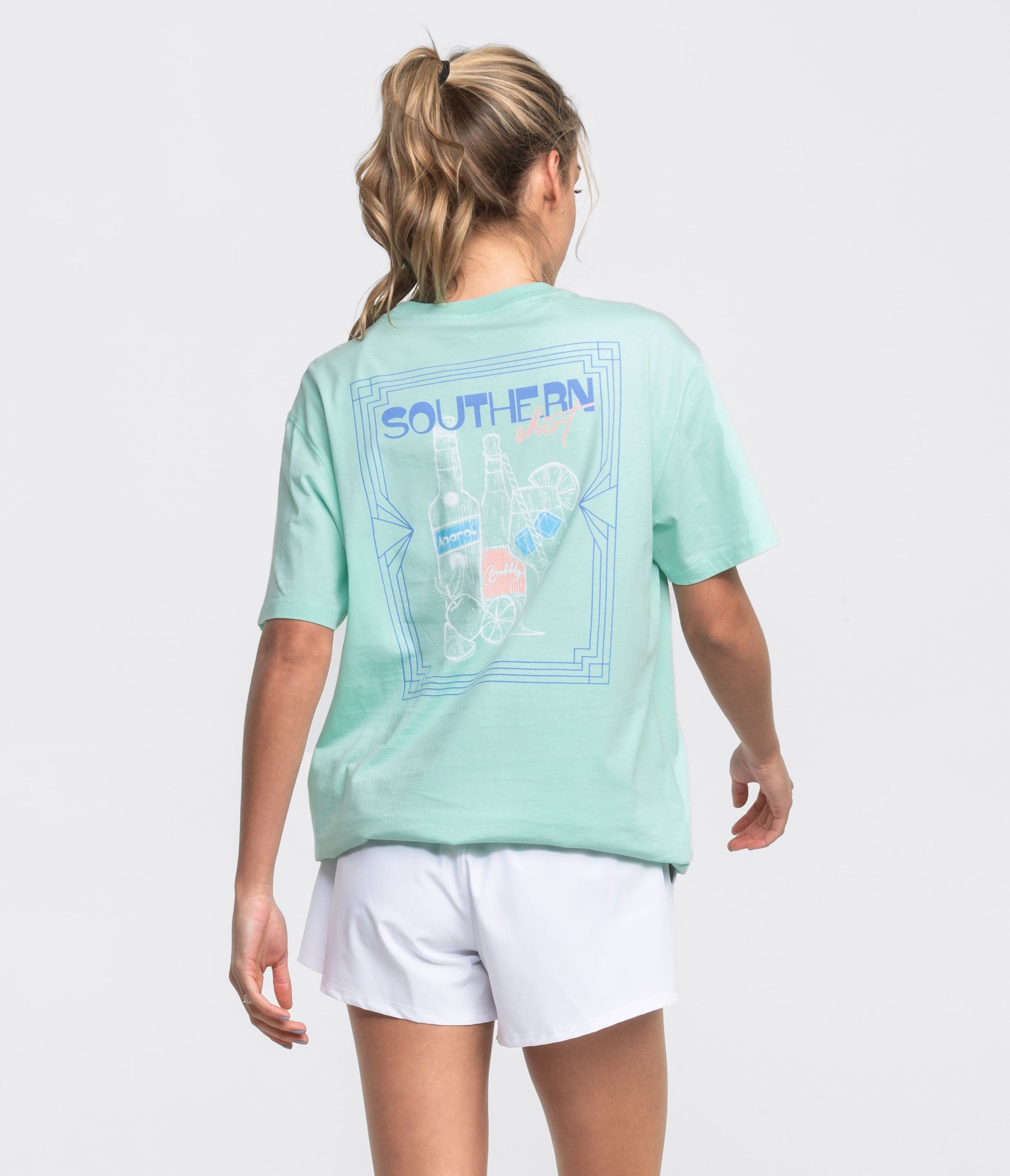 Touch of Spritz Tee SS - Beach Glass