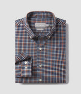 Men Button Down Samford Check LS - Capital Blue