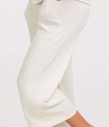 Ribbed Sincerely Soft Cropped Pants - Linen