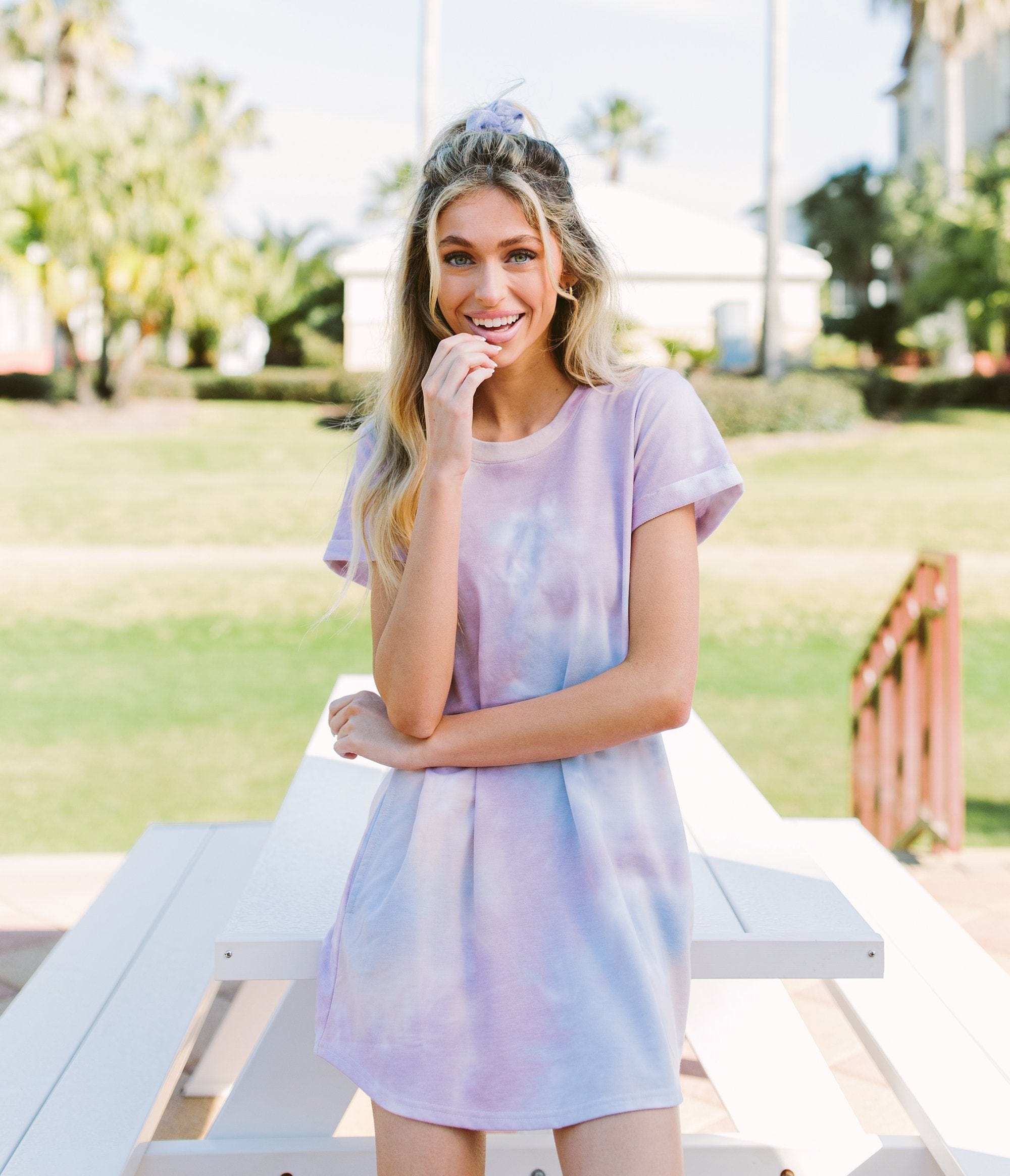 Watercolor Dress - Sunset (4874278010932)