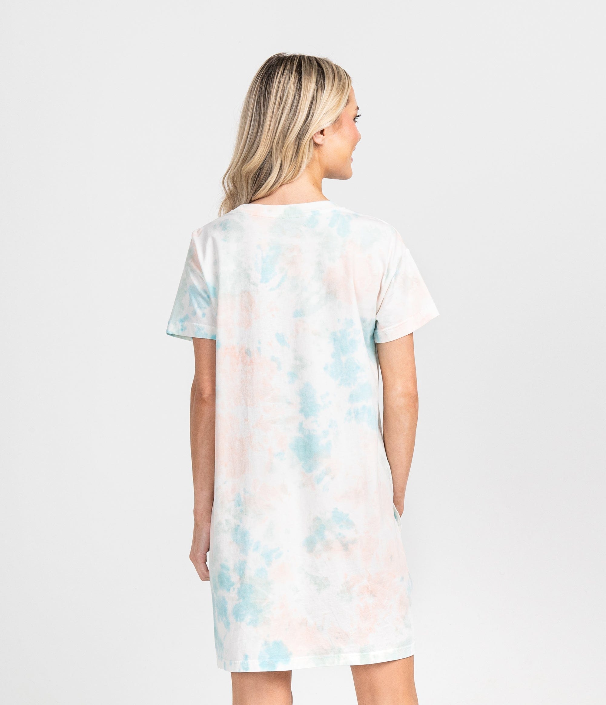 Your New Favorite Tee Dress - Tropicana (6656391381044)