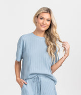 Brunch To Beach Top - Celestial Blue (6656392200244)