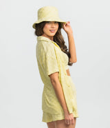 Towel Off Terry Top and Brami Set - Citron