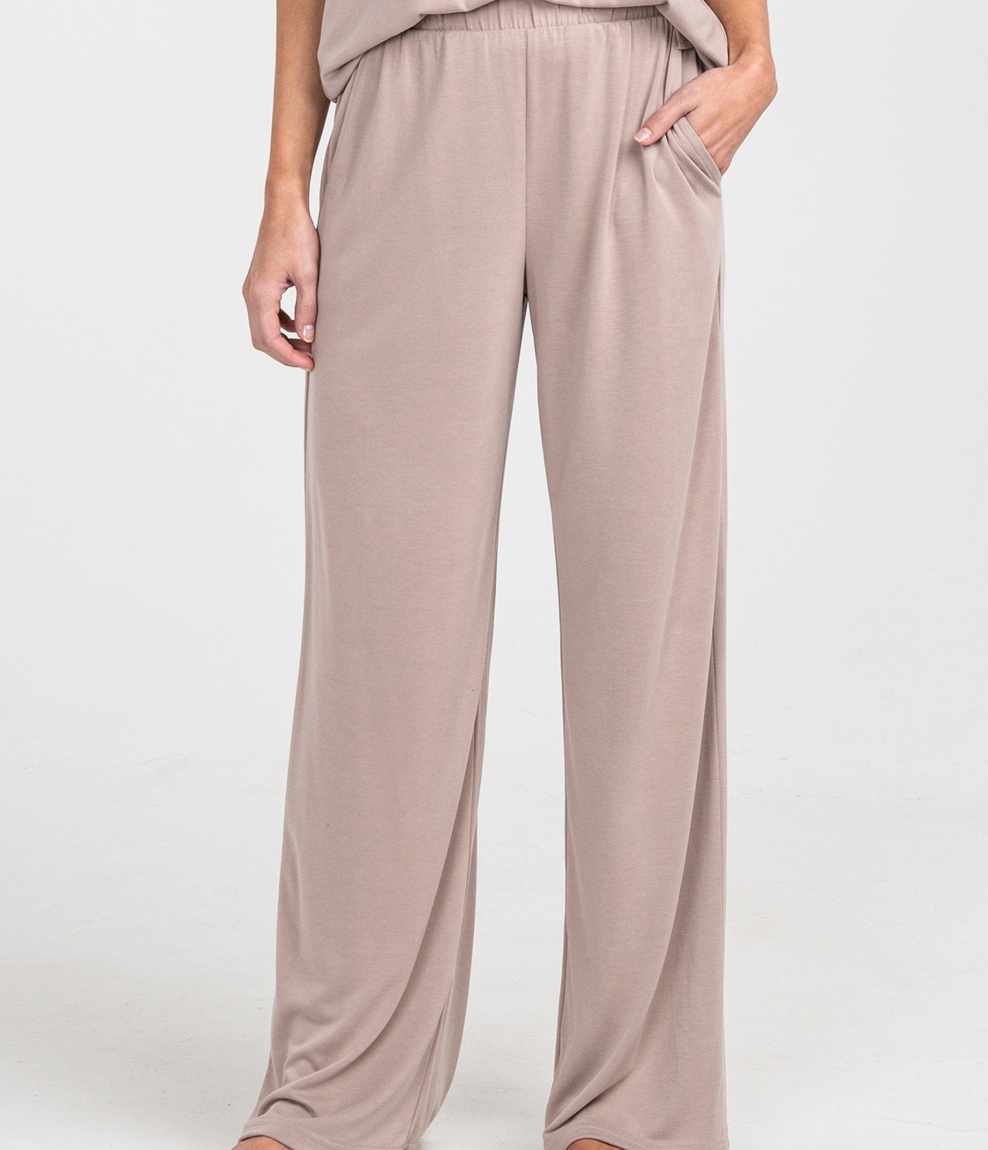 JOMO Modal PJ Pants - Morning Coffee (6671342075956)