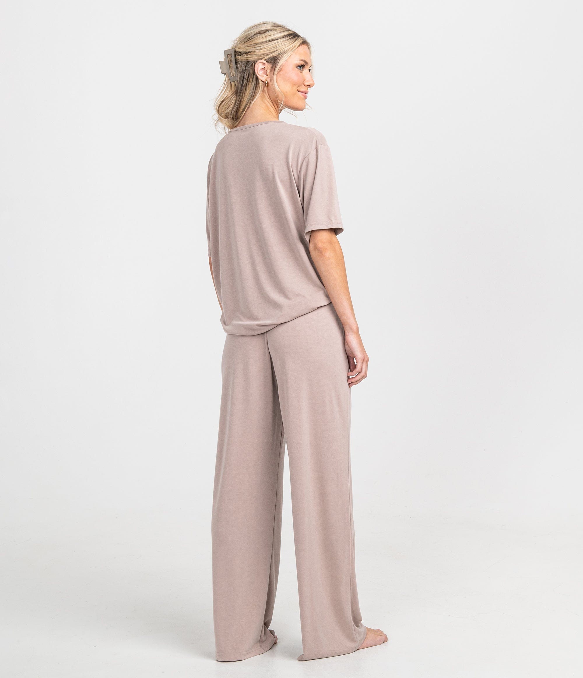 JOMO Modal PJ Pants - Morning Coffee (6671342075956)