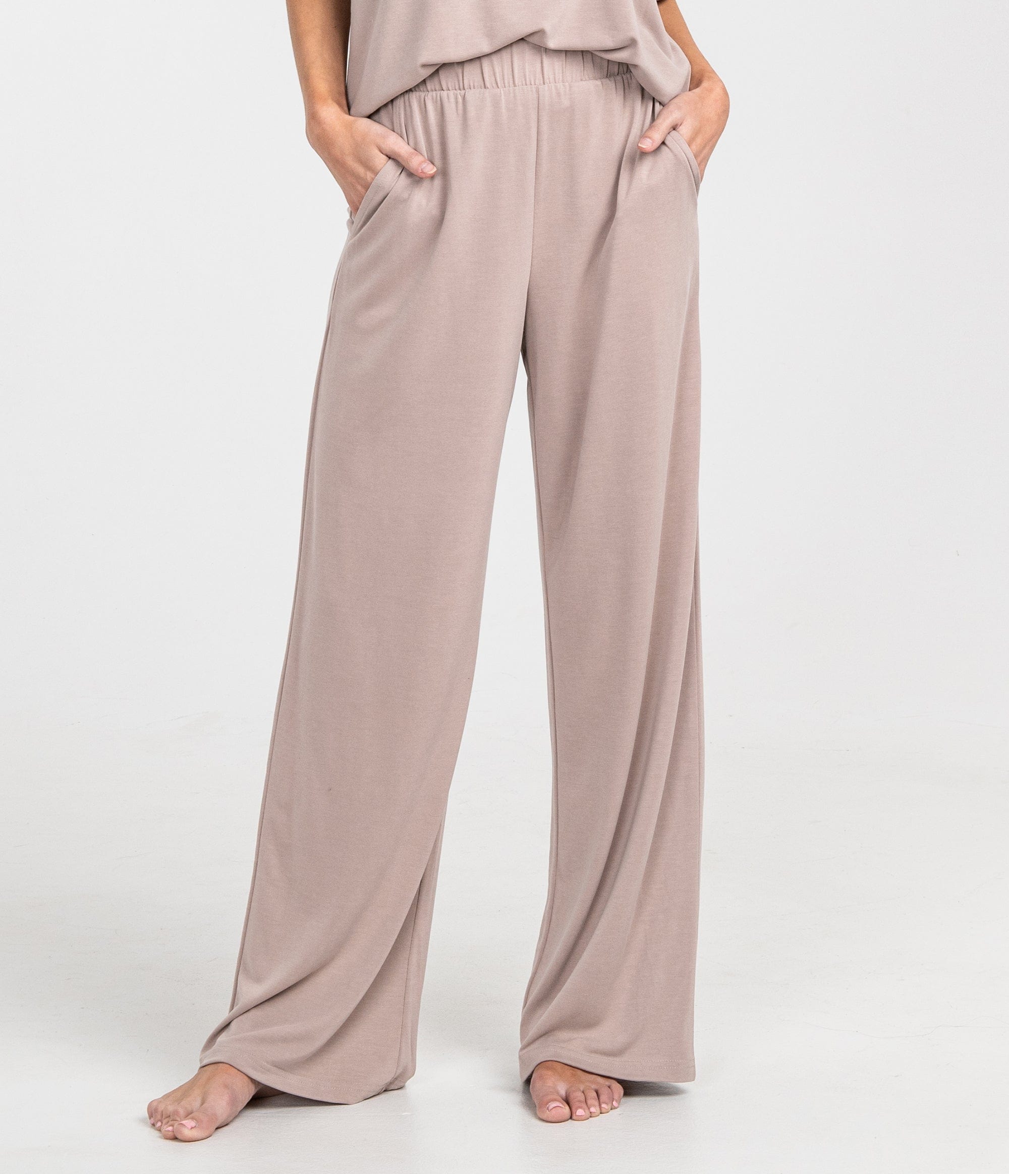 JOMO Modal PJ Pants - Morning Coffee (6671342075956)