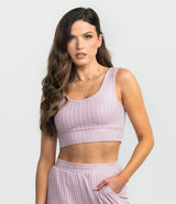 Sincerely Soft Cropped Cami - Mauve Mist