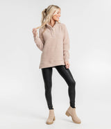 Sweater Knit Pullover - Creme Brulee (6549440757812)