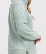 Sweater Knit Pullover - Moon Mist