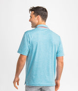 Grayton Heather Polo - Baltic Blue