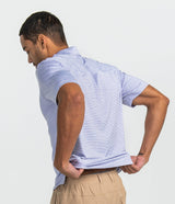 Heather Madison Stripe Polo - Iris