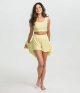 Towel Off Terry Shorts - Citron