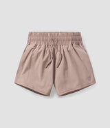 Womens Lined Hybrid Shorts - Morning Coffee (6656395083828)