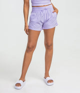 Womens Lined Hybrid Shorts - Purple Rose