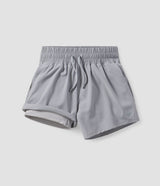 Womens Lined Hybrid Shorts - Quarry (6656394887220)