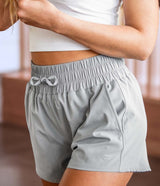 Womens Lined Hybrid Shorts - Quarry (6656394887220)