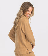 Dreamluxe Turtleneck Sweater - Bourbon