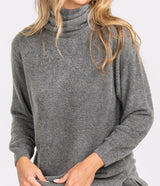 Dreamluxe Turtleneck Sweater - Iron