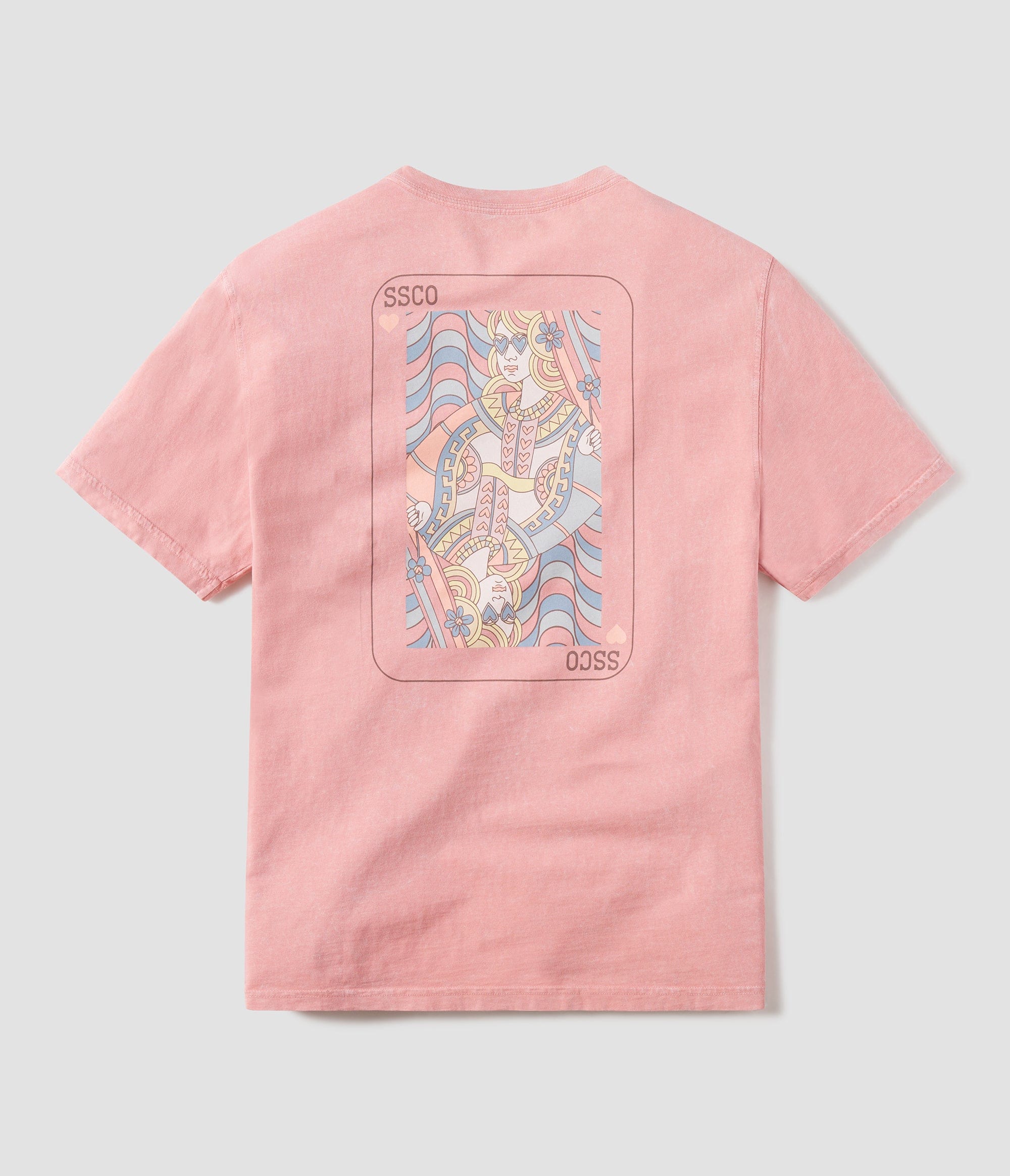 Queen of Hearts Tee SS - Blush