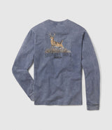 Whitetail Woods Tee LS - Pacific Blue