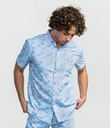 Mosaic Waves Baja Shirt SS - Mosaic Waves